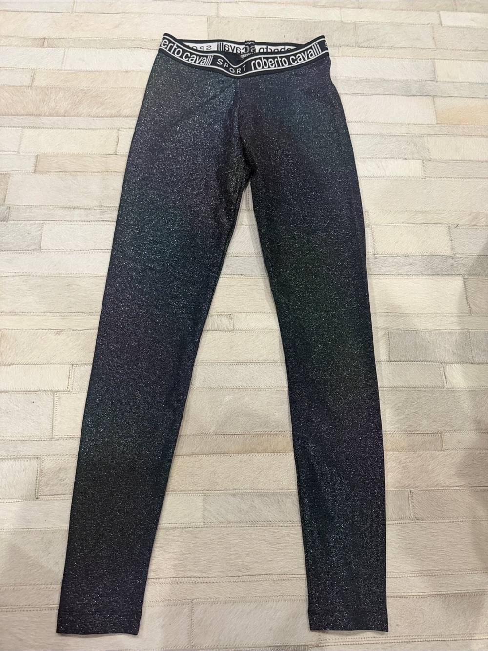 Roberto Cavalli Sport Sparkle Stretch Leggings